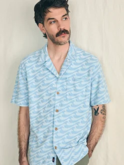 Short-Sleeve Cabana Towel Terry Shirt - Endless Peaks