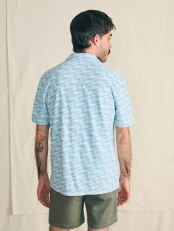Short-Sleeve Cabana Towel Terry Shirt - Endless Peaks