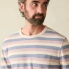 Short-Sleeve Hemp Blend Tee - Autumn Beach Ombre
