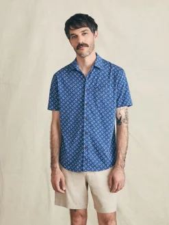 Short-Sleeve Hermosa Knit Shirt - Navy Atlas