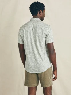 Short-Sleeve Hermosa Knit Shirt - Olive Frond