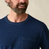 Short-Sleeve Indigo Pocket Tee - Midnight Wash