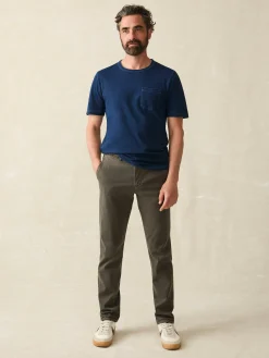 Short-Sleeve Indigo Pocket Tee - Midnight Wash