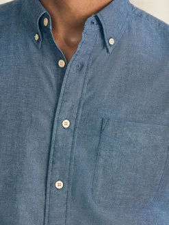 Short-Sleeve Stretch Playa Shirt (Tall) - Weathered Blue