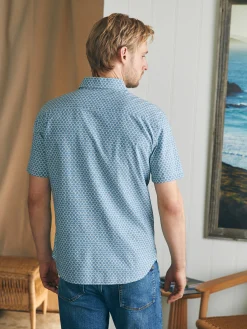Short-Sleeve Stretch Playa Shirt (Tall) - Fishscale Redux