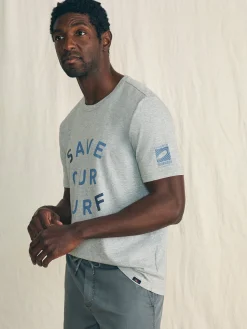 Short-Sleeve Surfrider Sunwashed Tee - Heather Grey