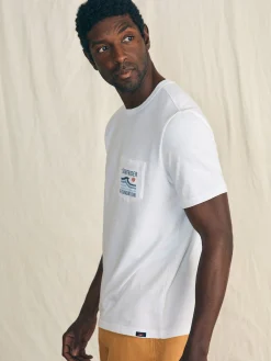 Short-Sleeve Surfrider Sunwashed Pocket Tee - White