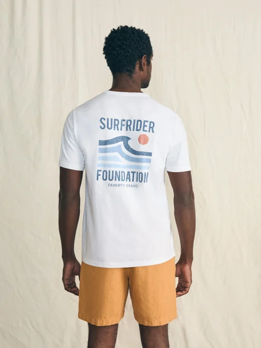 Short-Sleeve Surfrider Sunwashed Pocket Tee - White