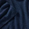 Short-Sleeve Vintage Chambray Tee - Navy Cove Stripe