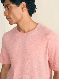 Short-Sleeve Vintage Chambray Tee - Vintage Rose Heather
