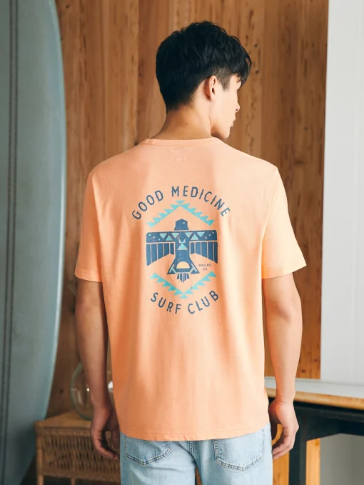 Steven Paul Judd Good Medicine Surf Club Tee - Island Melon