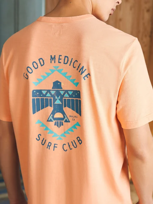 Steven Paul Judd Good Medicine Surf Club Tee - Island Melon