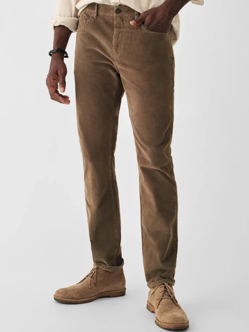 Stretch Corduroy 5-Pocket Pant - Mountain Brown