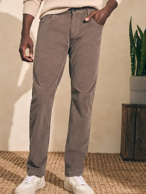 Stretch Corduroy 5-Pocket Pant (32" Inseam) - Rugged Grey