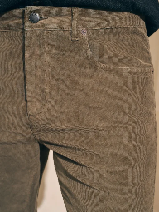 Stretch Corduroy 5-Pocket Pant (32" Inseam) - Surplus Olive