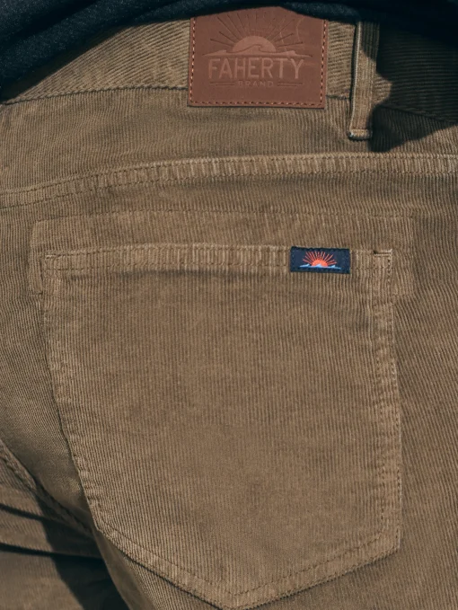 Stretch Corduroy 5-Pocket Pant (32" Inseam) - Surplus Olive