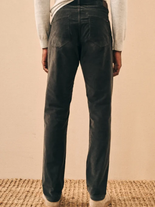 Stretch Corduroy 5-Pocket Pant (32" Inseam) - Washed Black