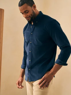 Stretch Corduroy Shirt - Blue Nights