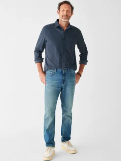 Stretch Corduroy Shirt - Navy