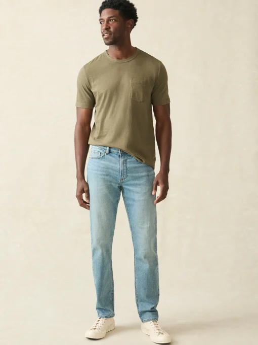 Stretch Terry Indigo 5-Pocket Pant - Eastern Shore