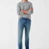 Stretch Terry Indigo 5-Pocket Pant (32" Inseam) - Easton Wash