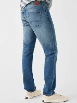 Stretch Terry Indigo 5-Pocket Pant (32