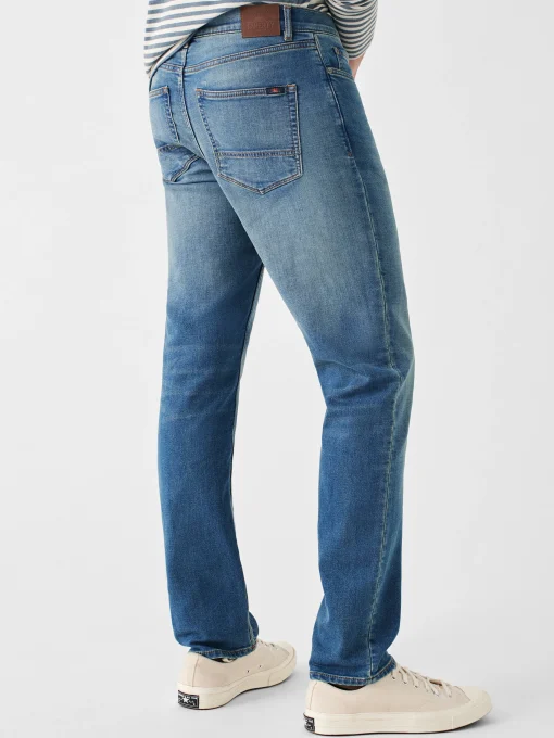 Stretch Terry Indigo 5-Pocket Pant (32" Inseam) - Easton Wash