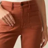 Stretch Terry Patch Pocket Pant - Imperial Topaz