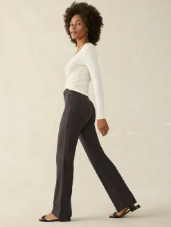 Stretch Terry Patch Pocket Pant - Washed Black