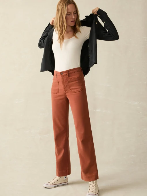 Stretch Terry Patch Pocket Pant - Imperial Topaz