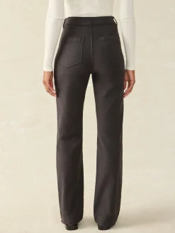 Stretch Terry Patch Pocket Pant - Washed Black