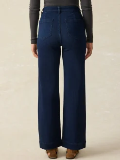 Stretch Terry Patch Pocket Ankle Pant - Clermont Wash