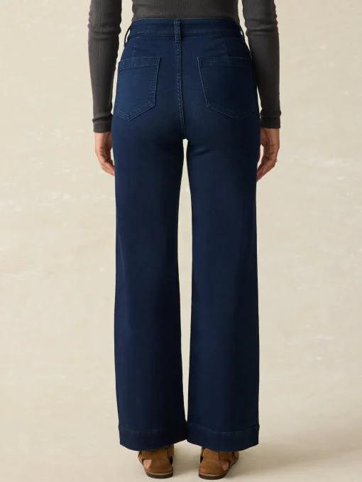 Stretch Terry Patch Pocket Ankle Pant - Clermont Wash