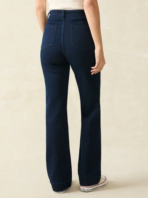 Stretch Terry Patch Pocket Pant - Clermont Wash