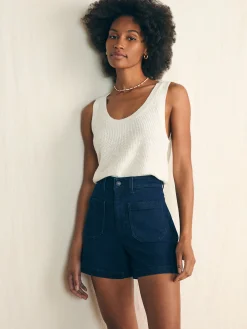 Stretch Terry Patch Pocket Short - Clermont Wash