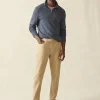 Stretch Terry 5-Pocket Athletic Fit Pant - Desert Khaki