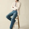 Stretch Terry 5-Pocket Athletic Fit Pant - Indigo Ocean Wash
