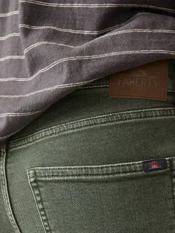 Stretch Terry 5-Pocket Athletic Fit Pant - Fall Olive