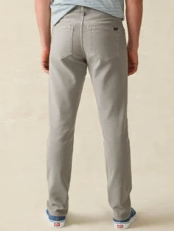 Stretch Terry 5-Pocket Athletic Fit Pant - Iron