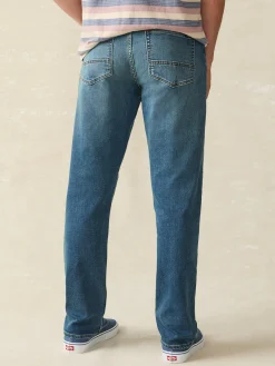 Stretch Terry 5-Pocket Athletic Fit Pant - Indigo Ocean Wash