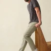 Stretch Terry 5-Pocket Pant - Faded Olive