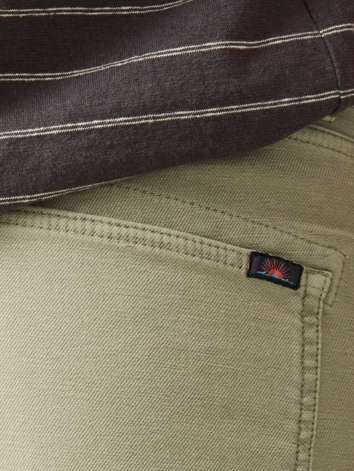 Stretch Terry 5-Pocket Pant - Faded Olive