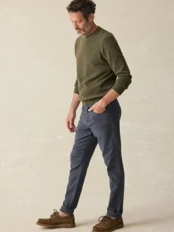 Stretch Terry 5-Pocket Pant - Navy