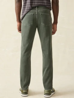 Stretch Terry 5-Pocket Pant - Fall Olive