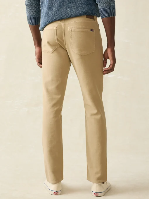 Stretch Terry 5-Pocket Pant - Desert Khaki