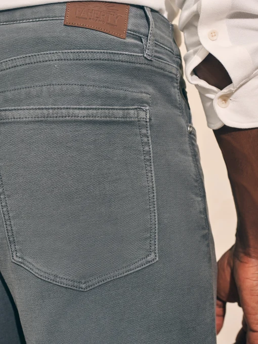 Stretch Terry 5-Pocket Pant - Slate