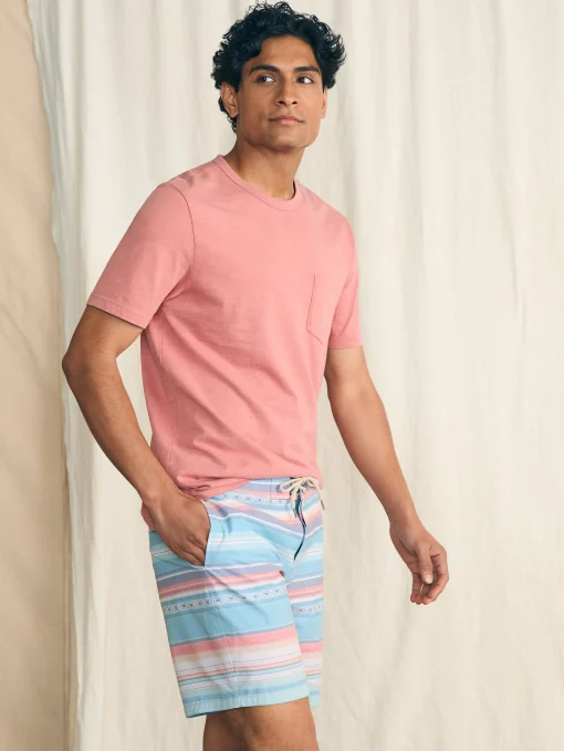 Sunwashed Boardshort - Island Sunrise