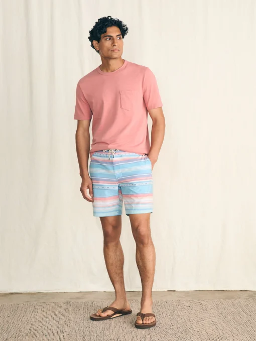 Sunwashed Boardshort - Island Sunrise