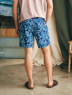 Sunwashed Boardshort - Majolica Frosty Bloom