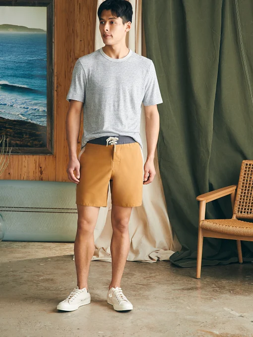 Sunwashed Boardshort - Malibu Honey